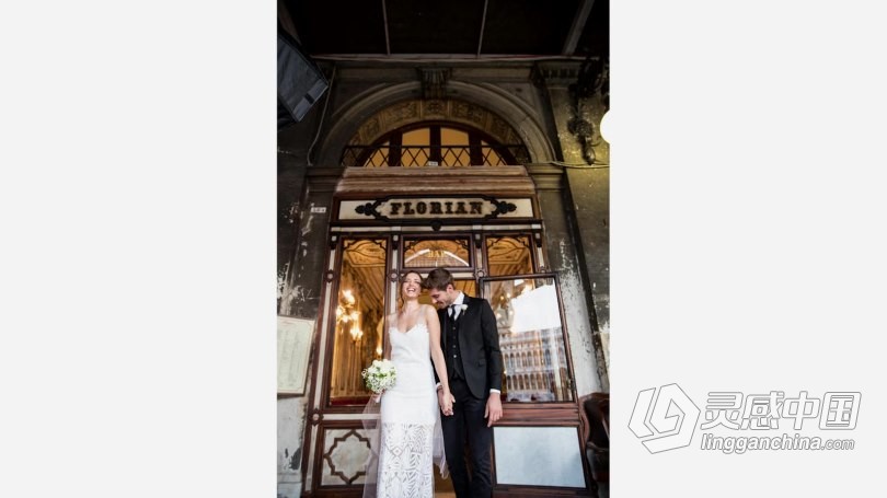 摄影教程 浪漫婚纱摄影不同场景光线调节拍摄技巧视频教程  灵感中国网 www.lingganchina.com