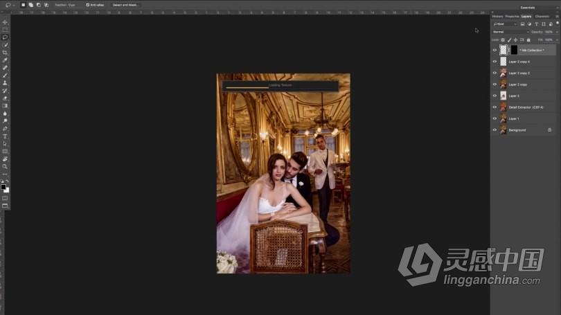 摄影教程 浪漫婚纱摄影不同场景光线调节拍摄技巧视频教程  灵感中国网 www.lingganchina.com