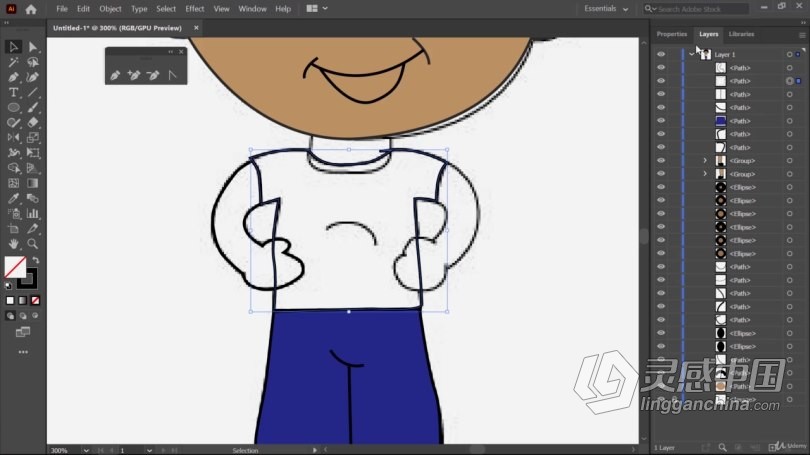 AI教程 Illustrator CC 2021大师班课程训练视频教程  灵感中国网 www.lingganchina.com