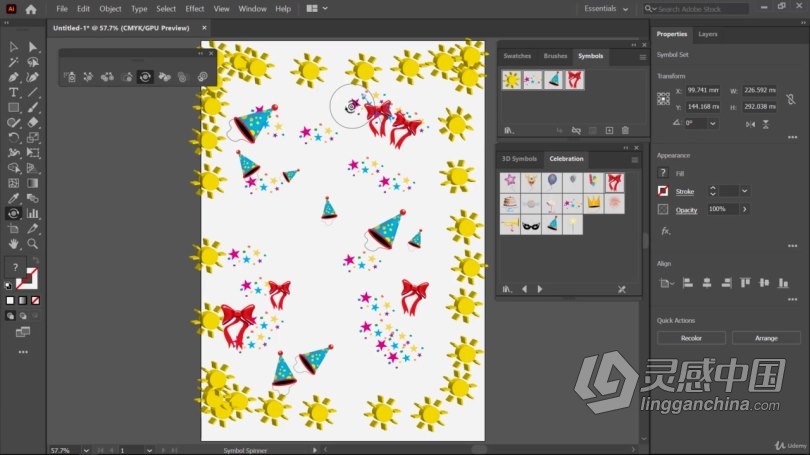 AI教程 Illustrator CC 2021大师班课程训练视频教程  灵感中国网 www.lingganchina.com