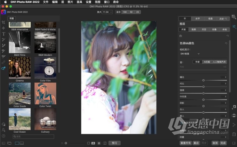 ON1 Photo RAW 2022 MAC中文版 终极照片编辑器 ON1 Photo RAW 2022 v16.0.1.11212 MAC中文版下载 支持原生  灵感中国网 www.lingganchina.com