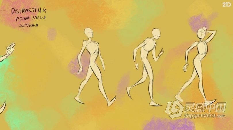 绘画教程 有趣概念卡通动漫角色创建过程数字绘画视频教程  灵感中国网 www.lingganchina.com