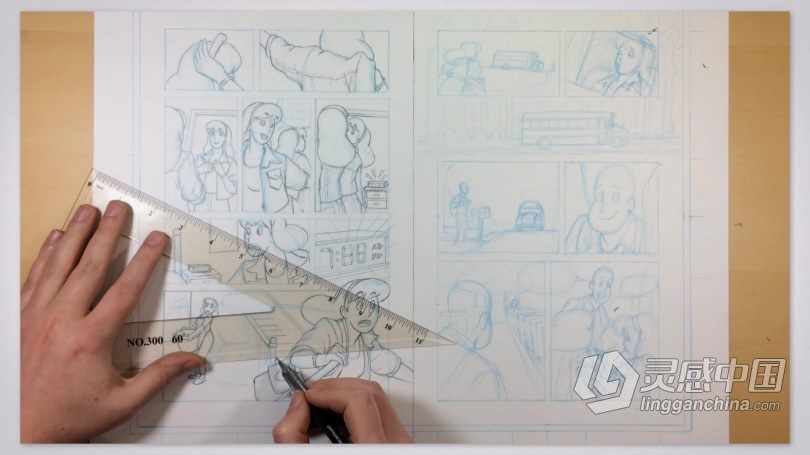 绘画教程 漫画书籍从绘画到出版印刷全流程视频教程 Bloop Animation – Making a Graphic Novel  灵感中国网 www.lingganchina.com