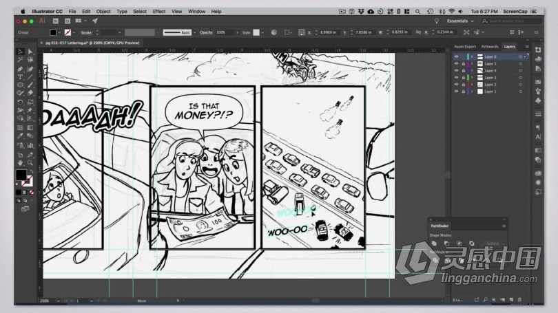 绘画教程 漫画书籍从绘画到出版印刷全流程视频教程 Bloop Animation – Making a Graphic Novel  灵感中国网 www.lingganchina.com