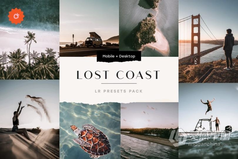 旅拍风光褪色电影胶片LR预设/APP预设 Faded Lightroom Presets Bundle  灵感中国网 www.lingganchina.com