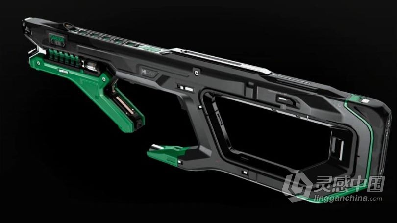 3dsMax教程 3dsMax机械硬表面建模概念艺术设计大师级视频教程  灵感中国网 www.lingganchina.com