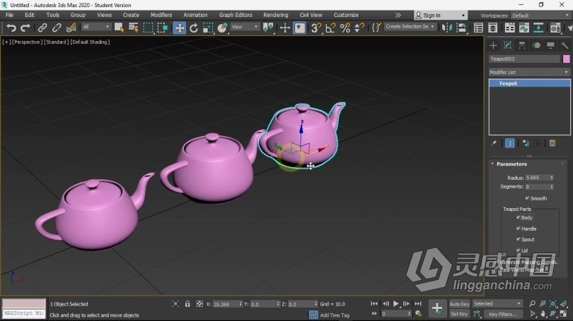3dsMax教程 3ds Max 2022和Corona Renderer 7室内可视化渲染技术视频教程  灵感中国网 www.lingganchina.com