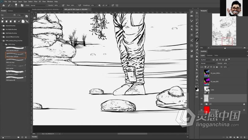 Zbrush教程 Zbrush概念艺术插画大师级制作视频教程 Zbrush For Illustrators  灵感中国网 www.lingganchina.com