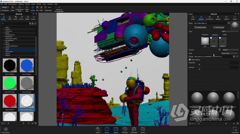Zbrush教程 Zbrush概念艺术插画大师级制作视频教程 Zbrush For Illustrators  灵感中国网 www.lingganchina.com