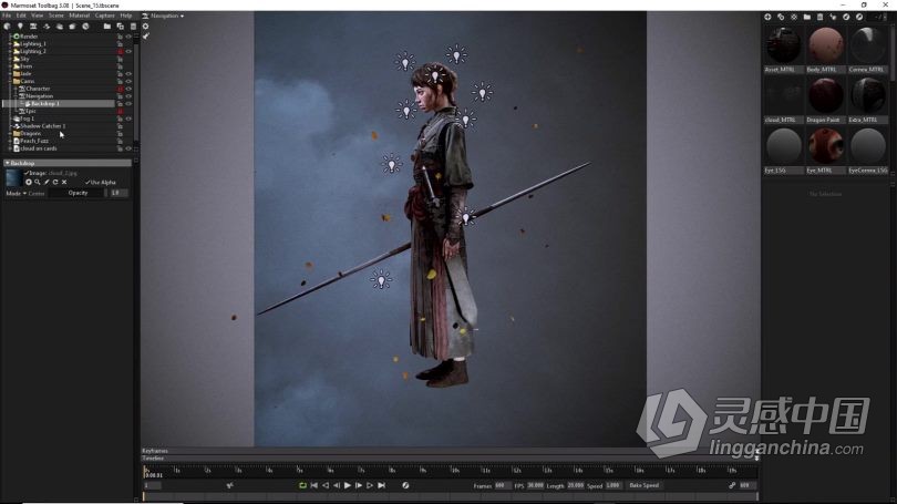 Zbrush教程 Zbrush单相机扫描摄影测量数字角色模型制作视频教程  灵感中国网 www.lingganchina.com