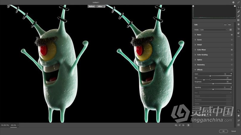 Zbrush教程 Zbrush和C4D海绵宝宝角色实例制作视频教程  灵感中国网 www.lingganchina.com