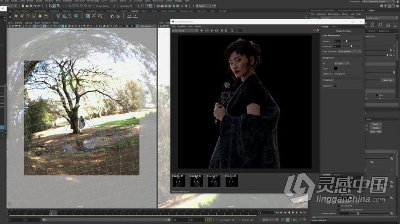 Zbrush教程 Zbrush逼真角色创建立体模型全流程视频教程  灵感中国网 www.lingganchina.com