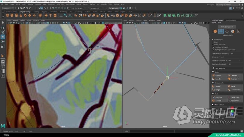 Zbrush教程 战神游戏概念艺术大剑武器设计工作流程视频教程  灵感中国社区 www.lingganchina.com