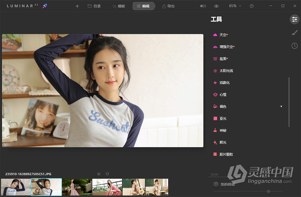 人工智能照片编辑软件 Luminar AI 1.5.2 (9370) Win中文激活版下载  灵感中国社区 www.lingganchina.com