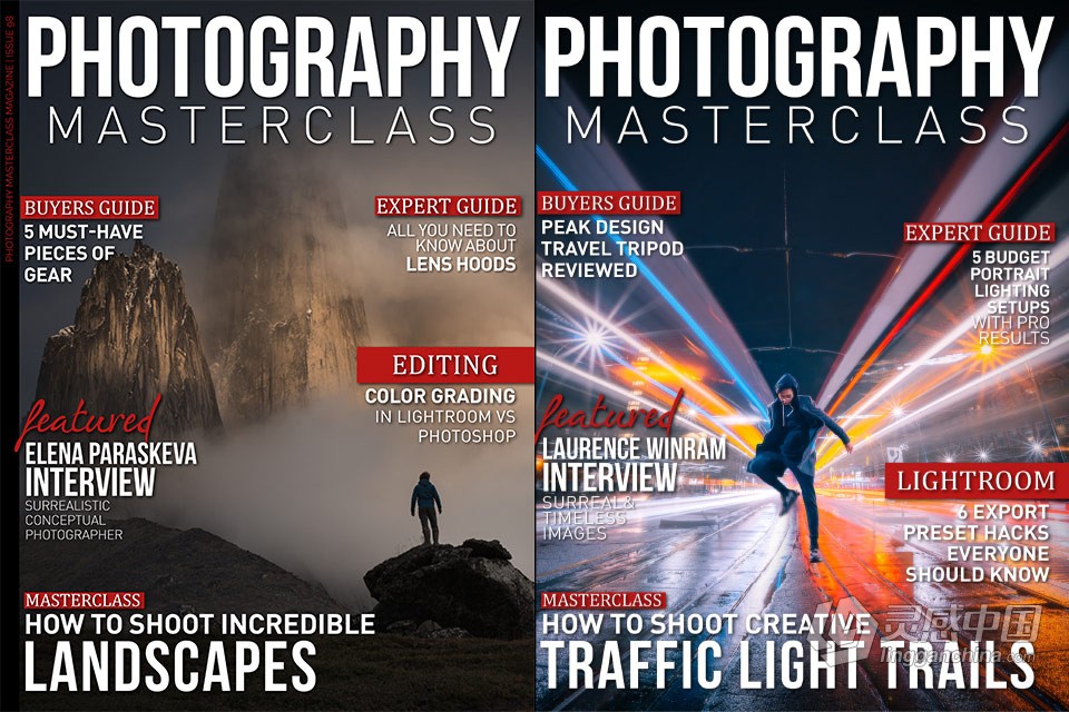 摄影大师班 2021年全年1-11期合集 Photography Masterclass - Full Year 2021  灵感中国网 www.lingganchina.com