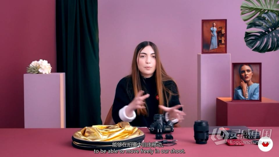摄影师 Natalia Gw 概念艺术时尚人像摄影的光与创造力与后期 中英字幕  灵感中国网 www.lingganchina.com