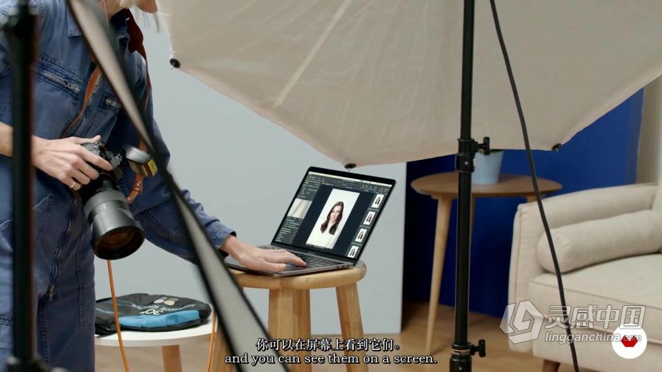 Julia Robbs –高质量必备任何环境下工作室肖像布光技术 中英字幕  灵感中国网 www.lingganchina.com