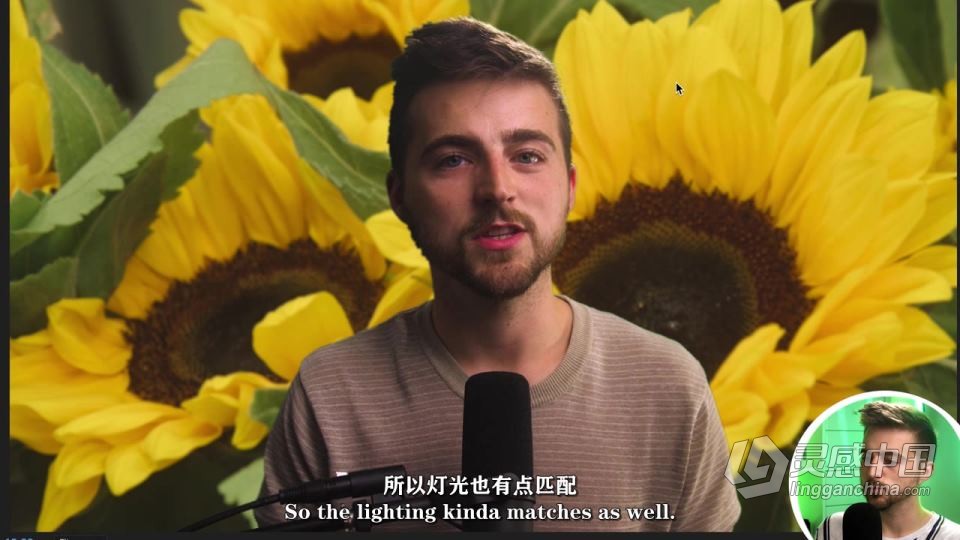 影视后期绿屏抠像技术训练视频教程 中文字幕  灵感中国网 www.lingganchina.com