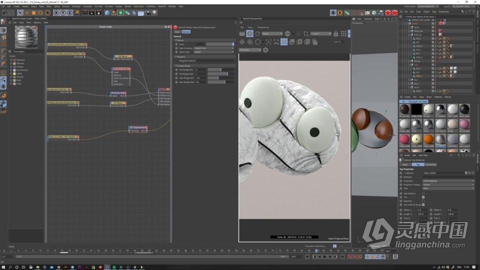 C4D和Redshift 3D设计渲染视频教程（大师Vincent Schwenk49部全集）  灵感中国网 www.lingganchina.com