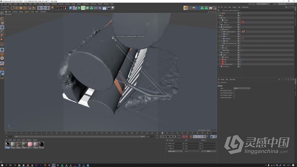 C4D和Redshift 3D设计渲染视频教程（大师Vincent Schwenk49部全集）  灵感中国网 www.lingganchina.com