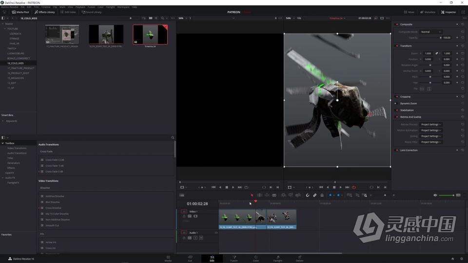 C4D和Redshift 3D设计渲染视频教程（大师Vincent Schwenk49部全集）  灵感中国网 www.lingganchina.com