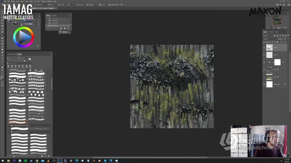 C4D与PS未来科幻城市景观构建工作流程视频教程  灵感中国网 www.lingganchina.com