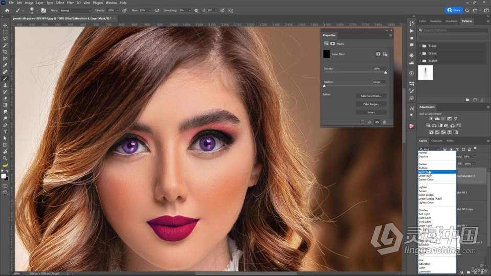 Photoshop人像修饰快速入门技术视频教程 中文字幕 Portrait Retouching Quickly in Adobe Photoshop  灵感中国网 www.lingganchina.com