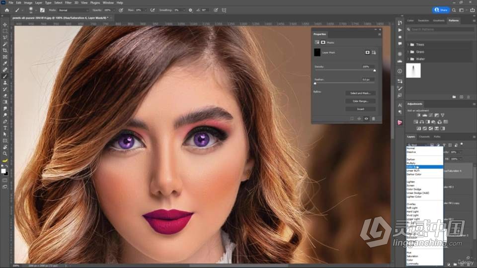 Photoshop人像修饰快速入门技术视频教程 中文字幕 Portrait Retouching Quickly in Adobe Photoshop  灵感中国社区 www.lingganchina.com