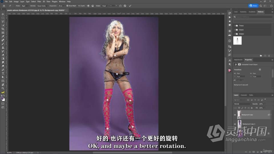 Photoshop人像修饰快速入门技术视频教程 中文字幕 Portrait Retouching Quickly in Adobe Photoshop  灵感中国社区 www.lingganchina.com