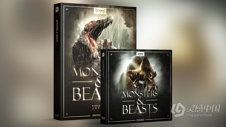 4957种动物野兽怪物咆哮嘶嘶呻吟声游戏或电影音效素材 Monsters &amp; Beasts  灵感中国网 www.lingganchina.com
