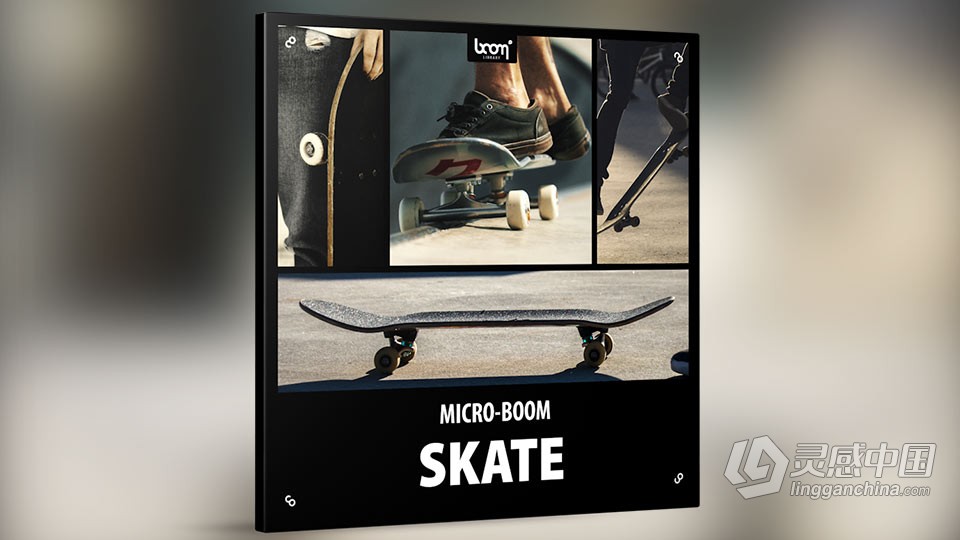 327种滑轮滑板极限运动无损音效下载 Skate Sounds  灵感中国网 www.lingganchina.com
