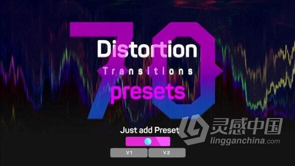 PR模板-极端扭曲变形失真过渡 Distortion Transitions Presets 2  灵感中国社区 www.lingganchina.com