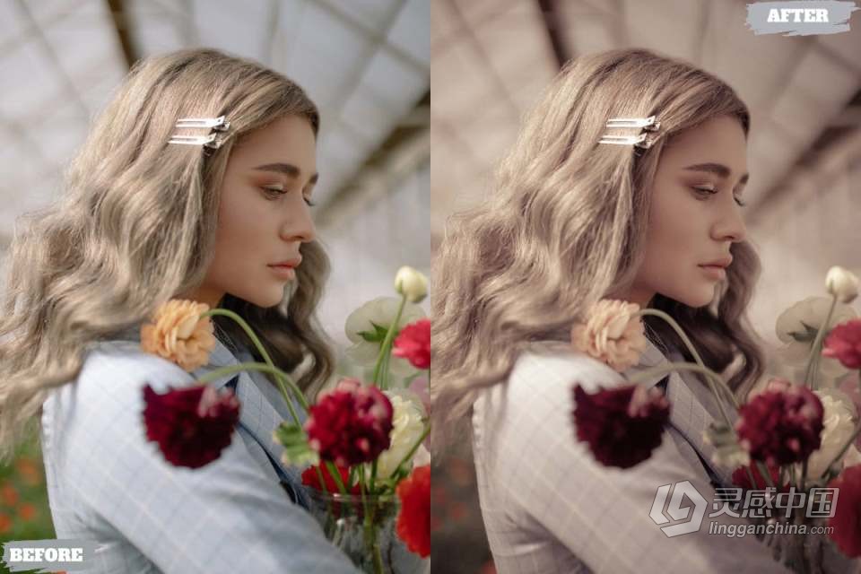90年代复古人像摄影后期调色Lightroom预设 90'S Photography Lightroom Presets  灵感中国网 www.lingganchina.com