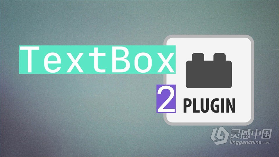 方框底栏文字动画特效中文汉化AE插件 TextBox 2 v1.2.4 Mac/Win 支持多帧渲染  灵感中国网 www.lingganchina.com
