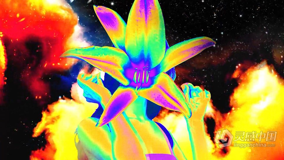 Photoshop迷幻风格插图绘制实例制作视频教程 中文字幕  灵感中国网 www.lingganchina.com