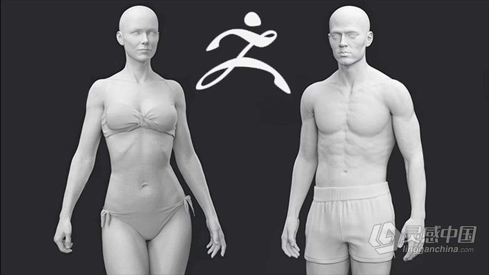 ZBrush雕刻建模全面核心技术训练视频教程  灵感中国网 www.lingganchina.com
