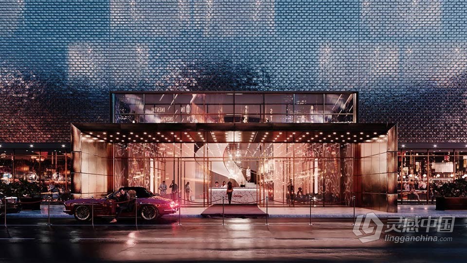 3dsmax与Corona建筑外部景观高级技能训练视频教程  灵感中国网 www.lingganchina.com