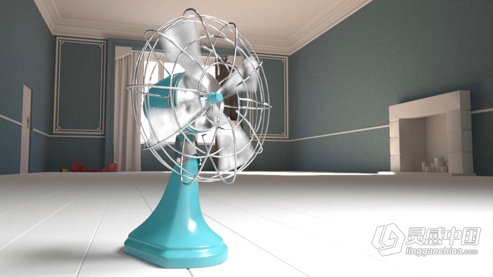 3D MAX中基本训练V-RAY 5渲染逼真效果视频教程  灵感中国网 www.lingganchina.com