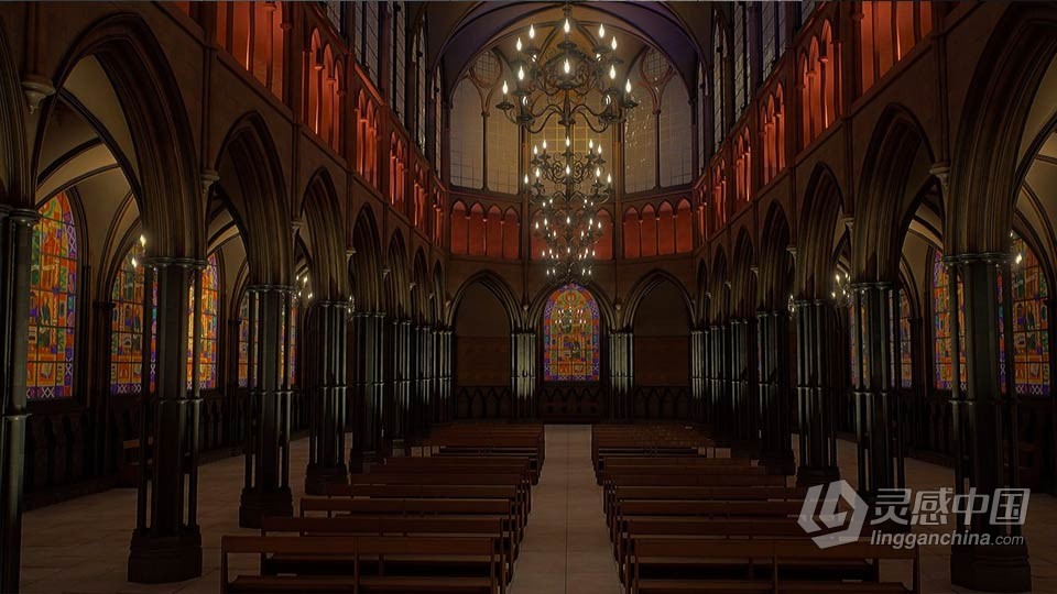 3dsmax 3A级游戏环境场景完整实例制作视频教程  灵感中国网 www.lingganchina.com