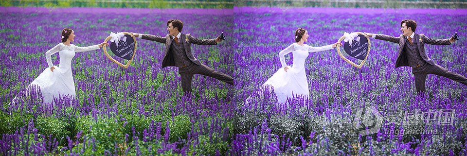 影楼专业调色宝典PS动作100种合集 婚纱一键调色PS动作 支持批量调色 支持PS中文版  灵感中国网 www.lingganchina.com