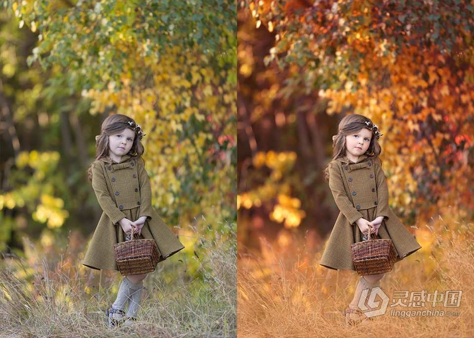 国外高端后期电影级调色PS动作 GTG系列-Innocence合集 THE INNOCENCE COLLECTION PHOTOSHOP ACTIONS  灵感中国网 www.lingganchina.com