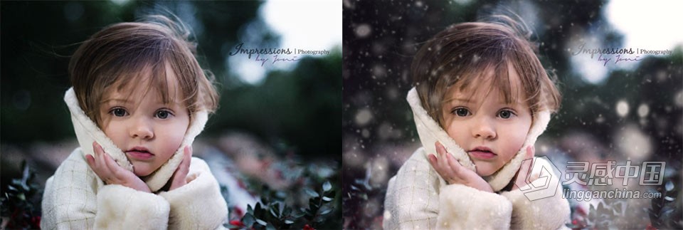 国外大师级pure冬季仙境系列PS动作 Winter Wonderland 附教程  灵感中国网 www.lingganchina.com