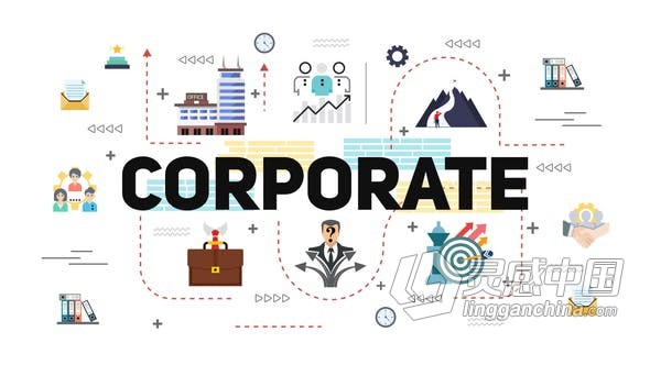 AE模板-企业文化展示公司业务介绍商务信息图表企业排版场景工程文件下载  灵感中国网 www.lingganchina.com