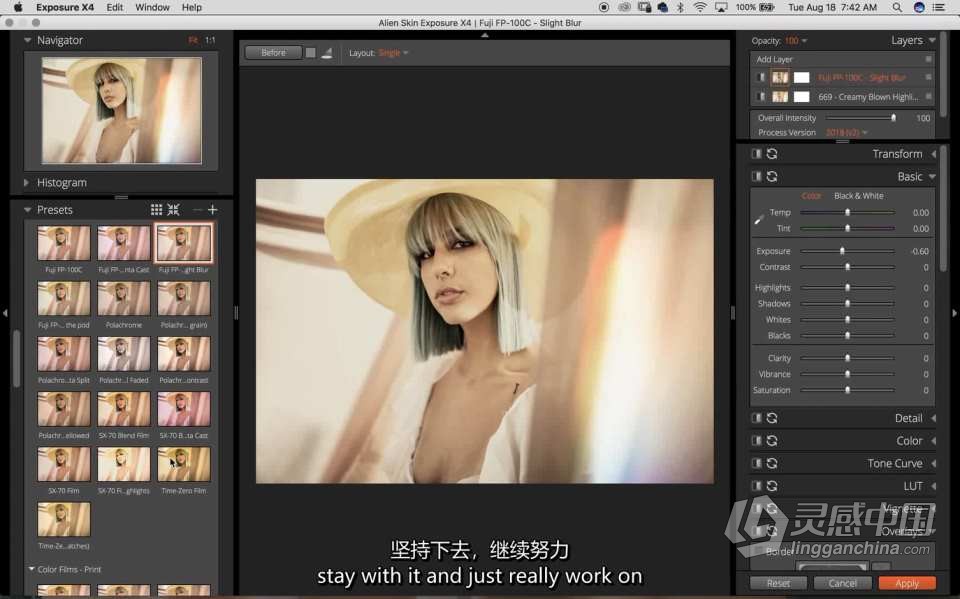 苏·布莱斯Sue Bryce创意外景人像拍摄及后期修图教程 中英字幕  灵感中国网 www.lingganchina.com