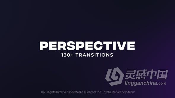 AE模板-130+全景镜头旋转扭曲鱼眼透视转场工程文件下载  灵感中国网 www.lingganchina.com