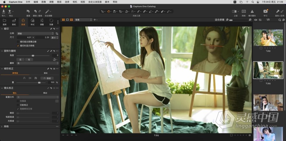 飞思软件RAW图像编辑软件 Capture One 22 Pro 15.3.2.11 for mac 中文激活版下载  灵感中国网 www.lingganchina.com