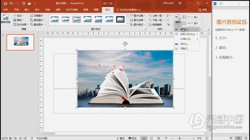 PowerPoint 软件入门课程 PPT零基础自学中文教程 小白也能学会  灵感中国网 www.lingganchina.com