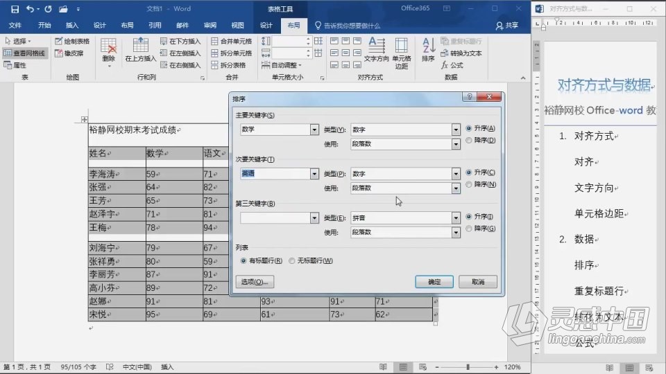Word 软件入门课程 Word零基础自学中文教程 小白也能学会  灵感中国网 www.lingganchina.com