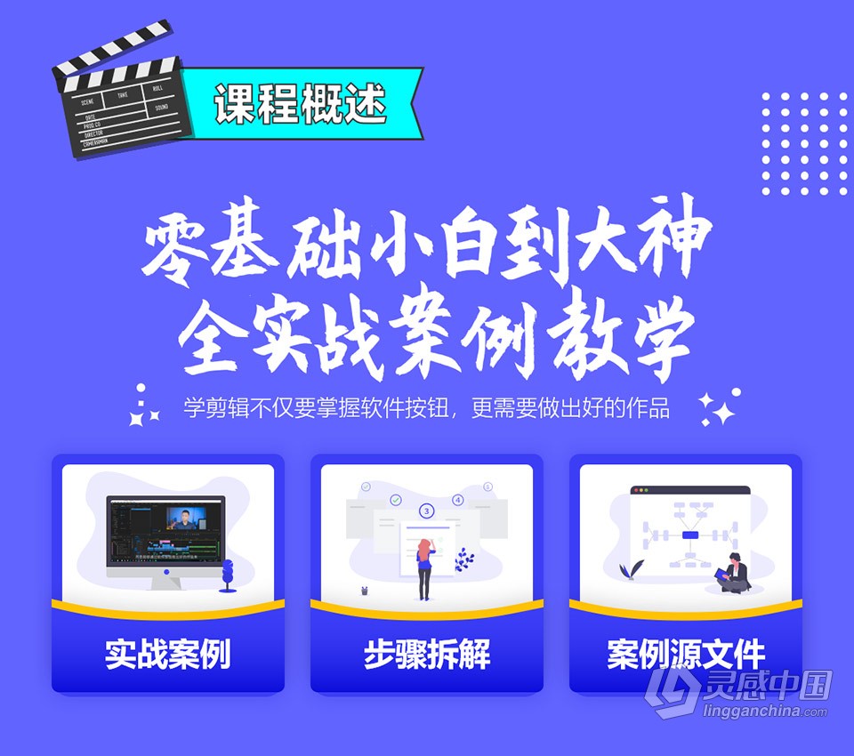 李兴兴pr剪辑全实战案例教学 pr零基础小白到大神 pr教程  灵感中国网 www.lingganchina.com