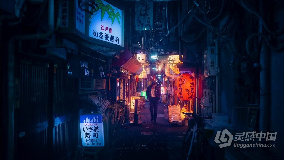 风光大神 Javier de la Torre 夜景风光赛博朋克风格前后期教程 中文字幕  灵感中国网 www.lingganchina.com